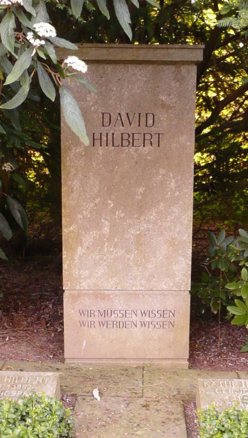 Hilbert's tomb